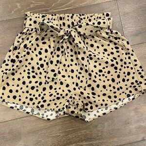 Leopard Print Women's Shorts
